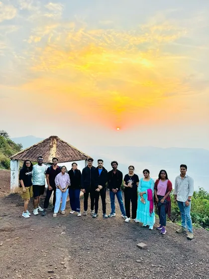 There are moments of high energy and moments of quiet beauty. Watching the sunset paint the sky after a day of trekking in Chikmagalur is the perfect, peaceful end to an adventurous day.