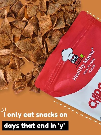 I only eat snacks on days that end in 'y'. A playful take on how our healthy snacks can be enjoyed every day of the week.