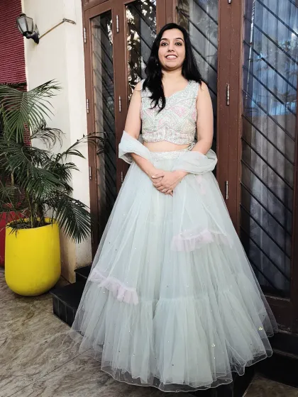 The Dress Bank - Wedding & Special Occasion Outfit Rentals Bridal & Sangeet Lehengas photo 8