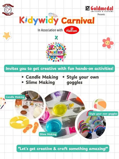 Spark your child's creativity with hands-on workshops. I find and feature a variety of classes, including fun activities like candle making, slime creation, and goggle styling, perfect for little artists to express themselves.