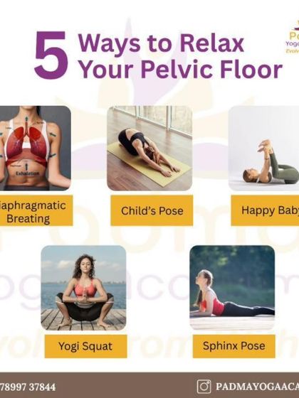 Relax your pelvic floor with these five simple methods, including diaphragmatic breathing and restorative poses like Child's Pose and Sphinx Pose.