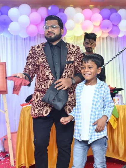 The look of wonder on a child's face is priceless. I always make sure the younger guests feel like they are the real magicians during my family-friendly shows.