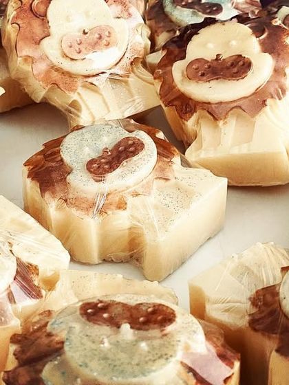 Roar! Check out these Lion King theme soaps I made for a birthday party. I can take bulk orders for any theme to make your child's celebration extra special.