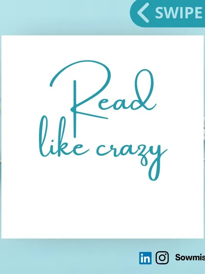 The first rule of good writing is to read like crazy. Immerse yourself in your field by reading articles, commentaries, and news. Follow the key researchers and influencers on social media and at conferences to stay on top of the latest conversations and ideas.