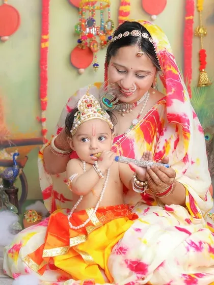 A gentle touch and a curious baby. These are the small gestures that tell a big story of love.