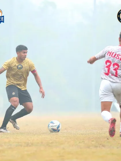 A player looks to get past their marker, showcasing the one-on-one battles that define a match.