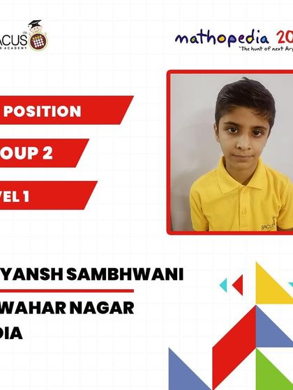 Abacus D Maths Academy - Educational Franchise & Teacher Training Mathopedia: Our Annual Competitions photo 227