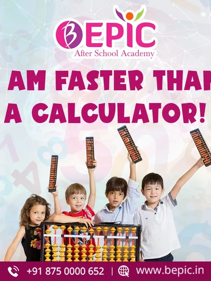 "I am faster than a calculator!" This is the confidence I instill in my students. Through our abacus program, children learn to master mental math and develop a love for numbers.
