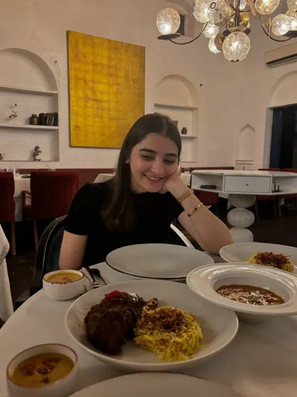 A moment of joy captured during our chef's tasting experience. This is what Rooh is all about: creating a space where our guests can relax, indulge, and make soulful memories.