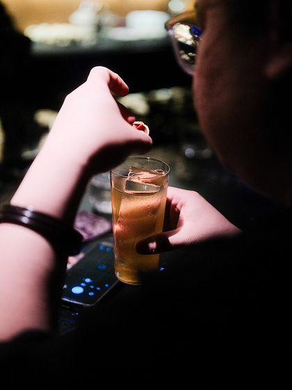 A guest enjoying one of our creations during the Lair takeover at Reka Bar in Kuala Lumpur. Seeing people connect with our drinks is the most rewarding part of taking our bar on the road.
