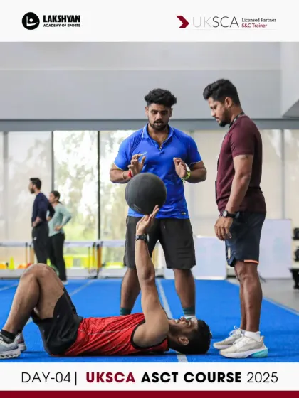 Lakshyan Academy of Sports - Coach & Trainer Education UKSCA Strength & Conditioning Certification photo 22