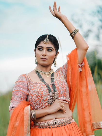 Surabhi's Makeup Studio & Academy - Professional Makeup & Hairstyling Courses Student Portfolios: Modern & Reception Glam photo 19