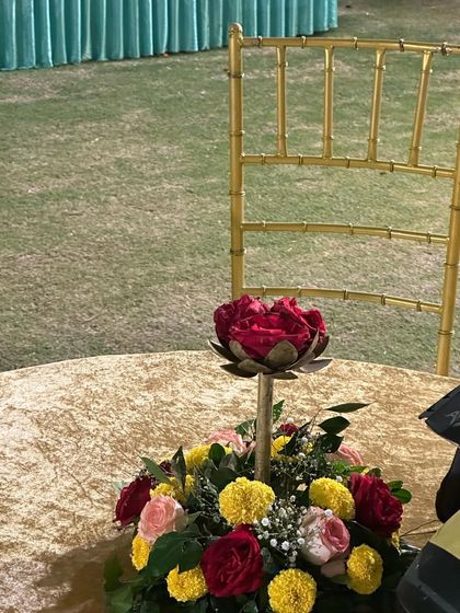 The Trendy Party - Wedding & Pre-Wedding Event Decoration Vibrant Haldi & Mehendi Setups photo 21