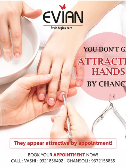 I believe that beautiful hands are not by chance, but by appointment. This is my philosophy. I focus on professional care to give you hands you'll love to show off.
