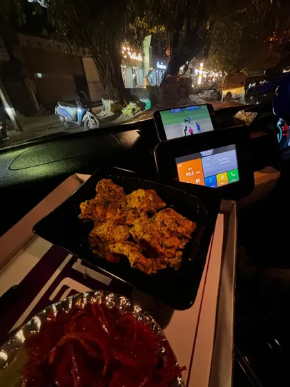 The perfect setup: delicious food from Degnama and a live cricket match. This content is highly relatable and showcases a brand as part of an ideal everyday experience.