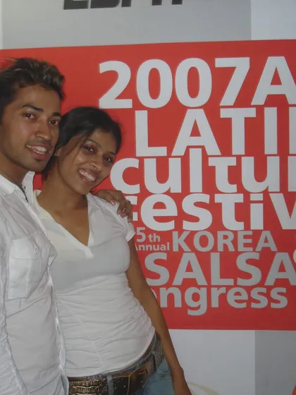 A throwback to the 2007 Korea Salsa Congress. Traveling the world for dance has been one of the greatest adventures of our lives.