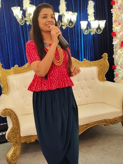 Another shot of me in my element, hosting and ensuring the event flows smoothly.