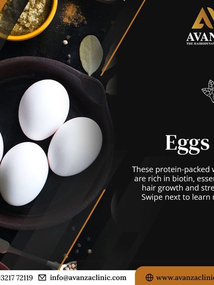 Eggs are a powerhouse of protein and biotin. These two nutrients are essential building blocks for hair, contributing to its strength and promoting healthy growth.