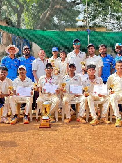 The full team photo of our U-19 champions at the SCA Cup awards ceremony.