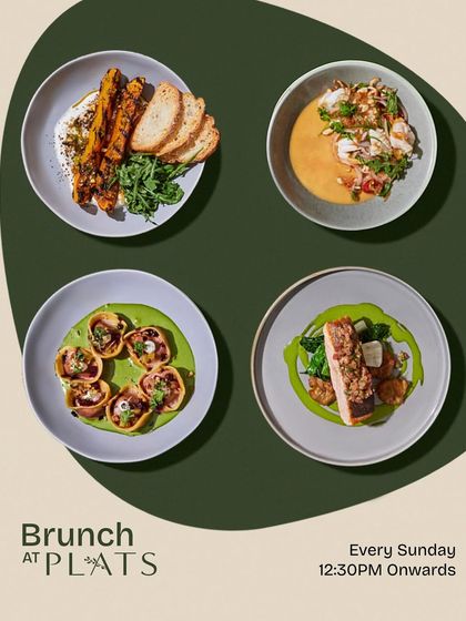 A snapshot of our brunch offerings, showcasing the variety and artistry of the plates we serve every Sunday.