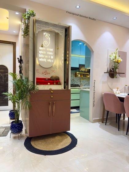 Conceptual Interior Studio - Full Home Interior Design & Renovation (Turnkey) Peaceful Pooja & Mandir Spaces photo 3