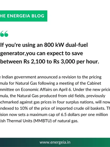 The financial benefits of my dual fuel system are direct and substantial. By switching from expensive diesel to a natural gas blend for an 800 kW generator, you can expect to save between ₹2,100 and ₹3,000 every hour of operation, leading to a rapid return on investment.