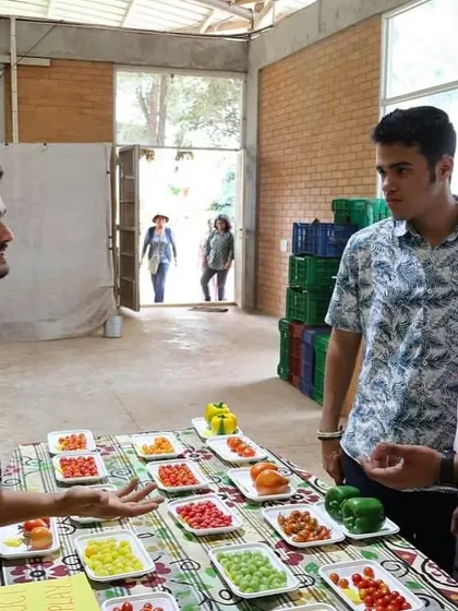 It was a pleasure to host students from SCMS Bengaluru at our farm. They got to see our hydroponic setup and taste our variety of cherry tomatoes during a day of learning and interaction.