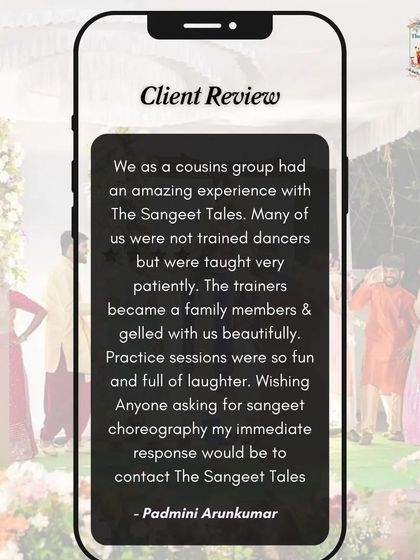The Sangeet Tales - Wedding Dance Choreography Words from Our Wonderful Families photo 4