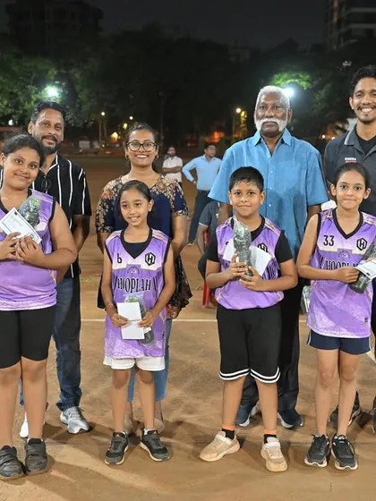 Team YMCA, the runners-up in the U-11 division at Hooplah '25. Small in size but big in heart, their future is incredibly bright.