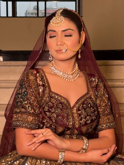 Eyes closed, showcasing the soft and blended eyeshadow work. My technique ensures there are no harsh lines, just a seamless gradient of color.