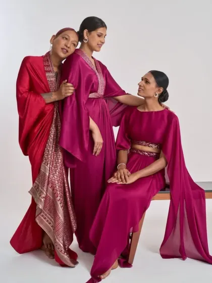 The final composition. Each makeup look was crafted to radiate power and grace, proving that sophisticated makeup enhances the story without overpowering it.