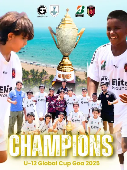 We are three-time champions of the Global Cup in Goa. This U-12 victory is a testament to our consistent performance on a national stage. We believe in giving our players exposure to top-level tournaments outside of Delhi.