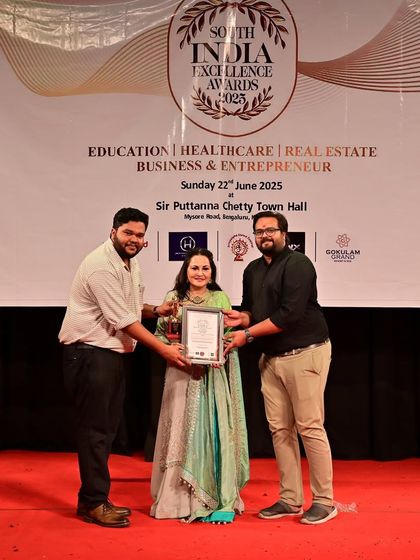 A proud moment for our team receiving the "Best Ayurvedic & Wellness Centre in India" award. This recognition reflects our commitment to excellence in authentic Ayurvedic care.