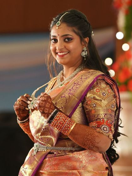 Soujanya Gowda - Special Occasion Makeup & Hairstyling Engagement & Reception Glam photo 17