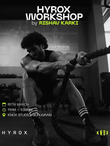 I bring in experts to lead specialized workshops. This one, led by top obstacle course athlete Rishav Karki, offers exclusive prep and programming for HYROX.