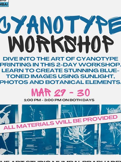 Announcing our 2-day Cyanotype Workshop. Dive into the magical art of creating stunning blue-toned images using sunlight, photos, and botanical elements.