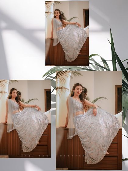 More from the creative friendship shoot. This collage shows different poses in a modern, minimalist setting, using natural light and shadows to create clean and stylish portraits.