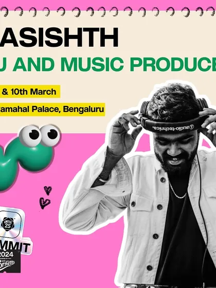 It was an honor to be featured as a DJ and music producer at the Under 25 Summit in Bengaluru. Performing at major youth festivals like this is a huge passion of mine.