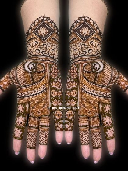 Intricate Full Hand & Arm Designs photo 15