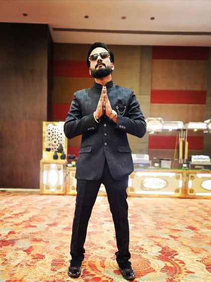 A moment of Namaste before the show at NESCO. I am always grateful for the opportunity to perform.