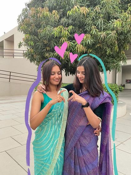 Vaishnavi Patel - Custom Photo & Video Art Saree Love & Festive Doodles photo 6