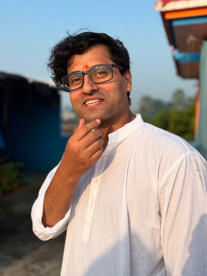 Me in my element during Chhath Puja celebrations back home. My culture and traditions are a big part of who I am and the energy I bring to my classes.