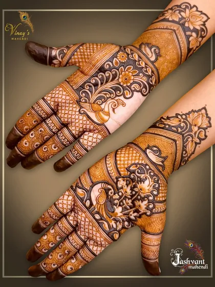 A beautiful peacock-themed design that uses a mix of fine lines and bold shading for a dynamic look.