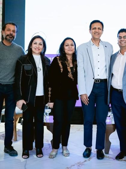 Our Partner Rishabh Shroff with fellow members of the Entrepreneurs' Organization (EO) in Jaipur after a session on estate planning for women in family businesses.