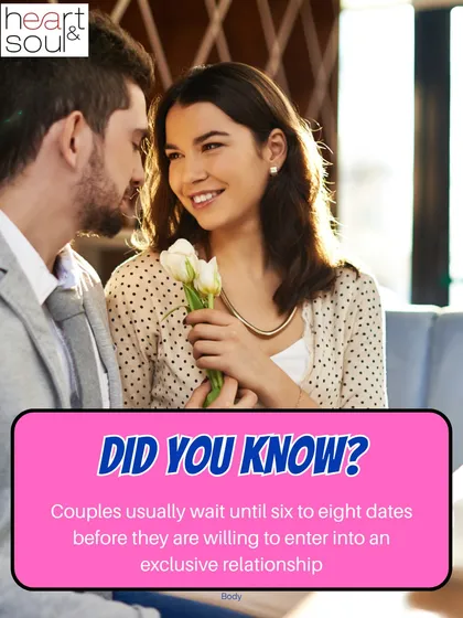 Building a real connection takes time. On average, couples go on six to eight dates before deciding to become exclusive. This reminds us to be patient with the process and allow trust to build naturally.