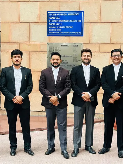 My team and I standing together. We are a united front for our clients.