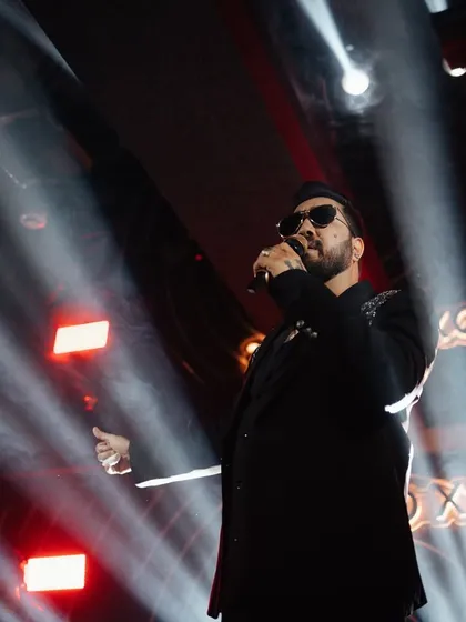 Capturing the stage presence of superstar Mika Singh during his electrifying performance at Studio XO, Dehradun. Our team excels at high-energy concert photography, freezing the peak moments of the show.