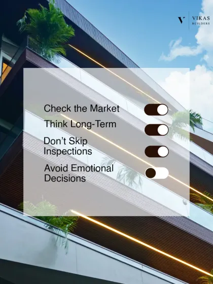 Make smart, objective decisions with these essential home buying tips. I advise you to check the market, think long term, never skip inspections, and avoid making emotional decisions that you might regret later.