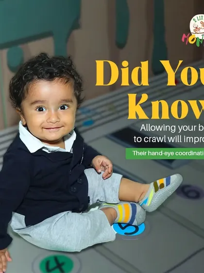 Did you know that crawling is essential for developing hand-eye coordination? Our soft, clean floor mats and engaging play areas provide the perfect safe space for your baby to explore, crawl, and grow.