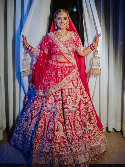 Beyond the glam, it’s about creating calm and confidence. Here are some beautiful moments from Surbhi and Rishabh's wedding, where her makeup stayed flawless through all the ceremonies.